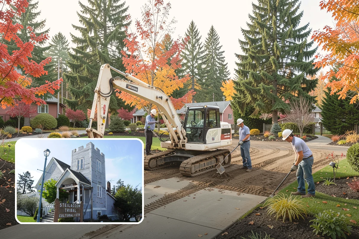 Landscape Design & Installation in Steilacoom, Pierce County, WA - One team from concept to completion