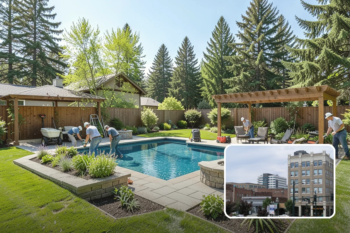 Landscape Design in Everett, Snohomish County, WA - A cohesive, buildable plan