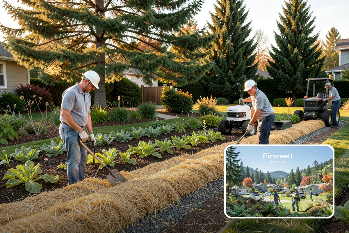 Landscape Design in Fircrest, Pierce County, WA - A cohesive, buildable plan
