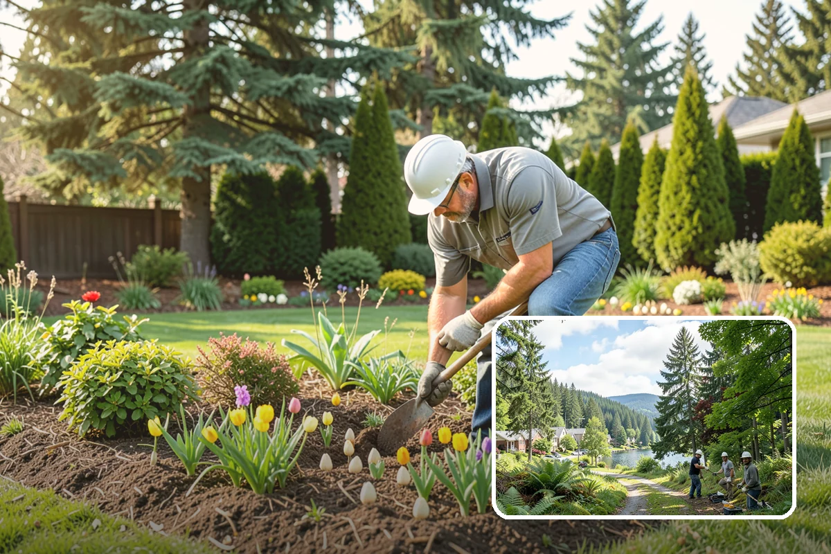 Landscape Design in Lake Forest Park, King County, WA - A cohesive, buildable plan