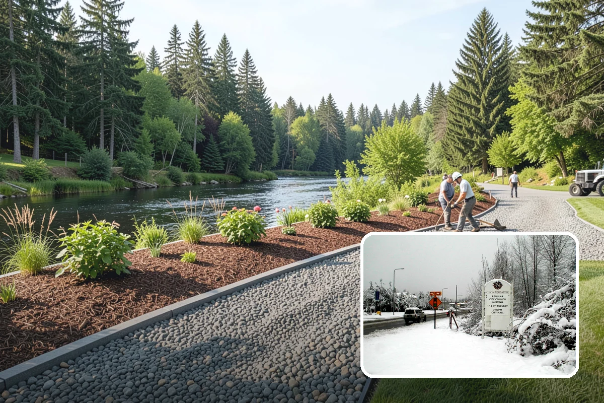 Landscape Design in Newcastle, King County, WA - A cohesive, buildable plan