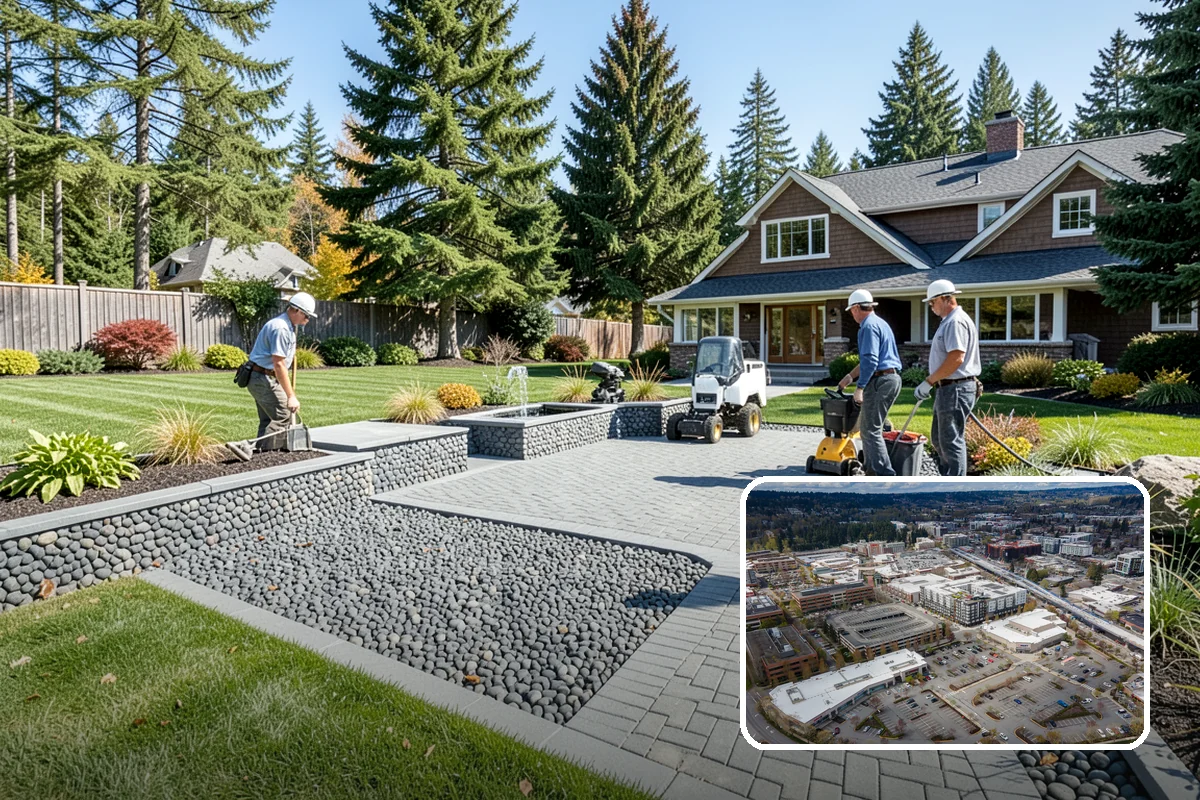 Landscape Design in Redmond, King County, WA - A cohesive, buildable plan