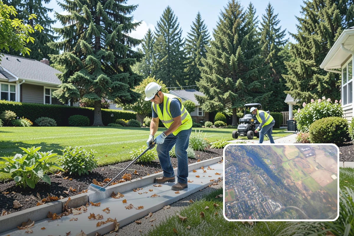 Landscape Edging Installation in Algona, King County, WA - Crisp, defined lines between lawn and beds