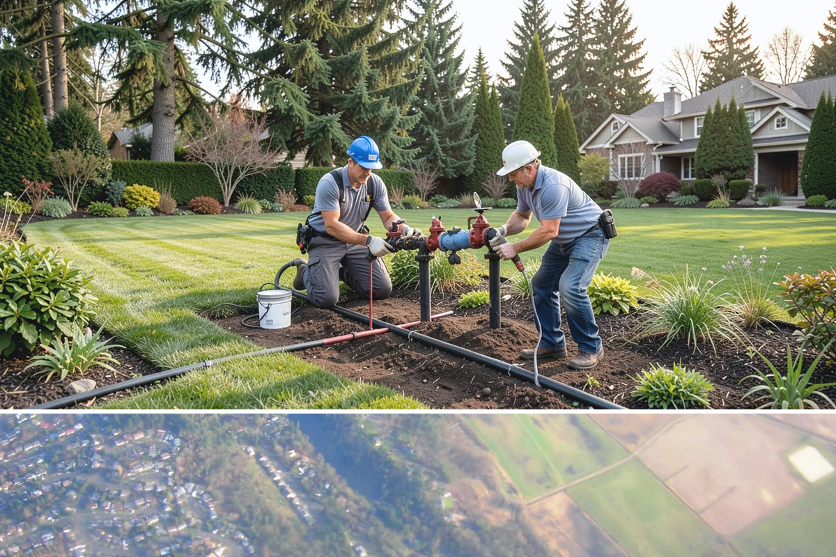 Landscape Edging Installation in Algona, King County, WA - Can be installed year-round.