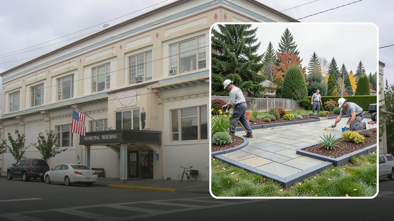 Landscape Edging Installation in Anacortes, Skagit County, WA - Clean, durable edging installed to define beds, contain mulch and rock, and keep grass out.