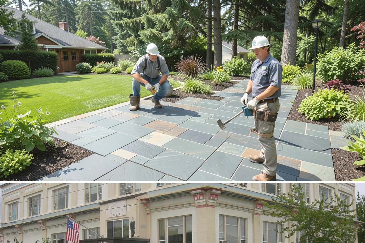 Landscape Edging Installation in Anacortes, Skagit County, WA - Can be installed year-round.