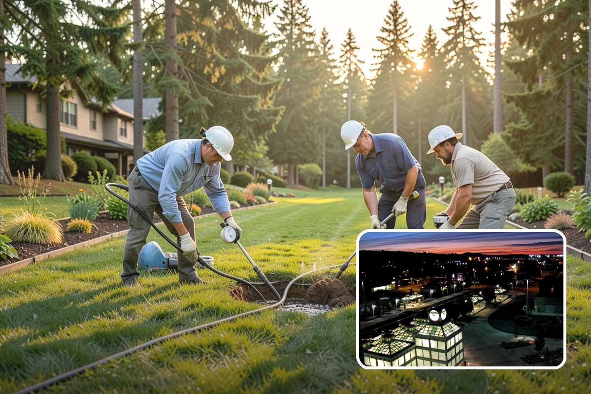 Landscape Edging Installation in Auburn, King County, WA - Crisp, defined lines between lawn and beds