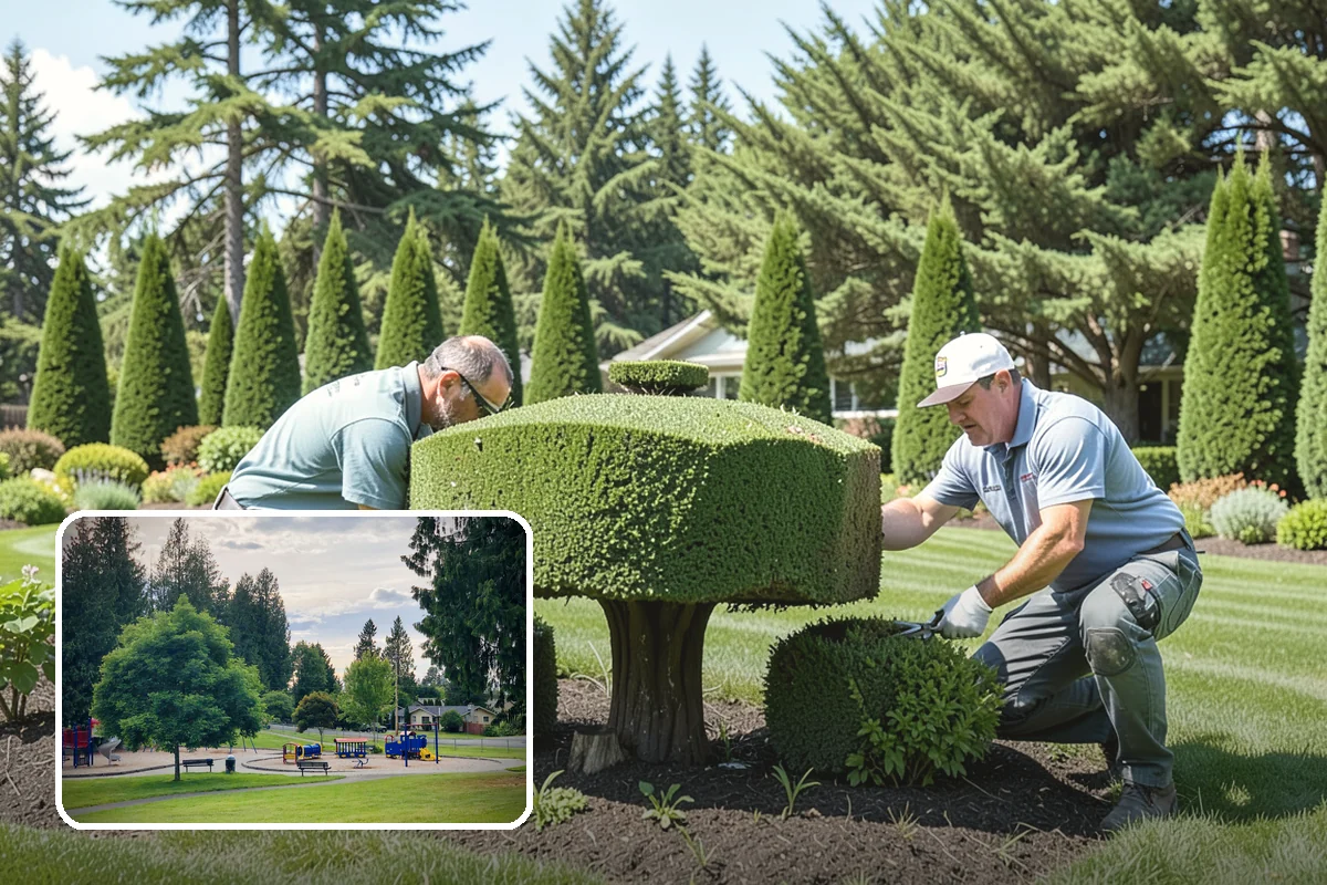 Landscape Edging Installation in Bonney Lake, Pierce County, WA - Crisp, defined lines between lawn and beds