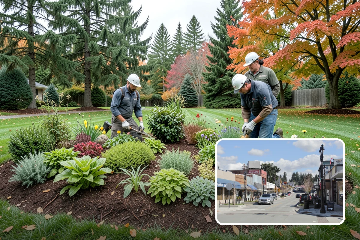 Landscape Edging Installation in Bothell, King County, WA - Crisp, defined lines between lawn and beds