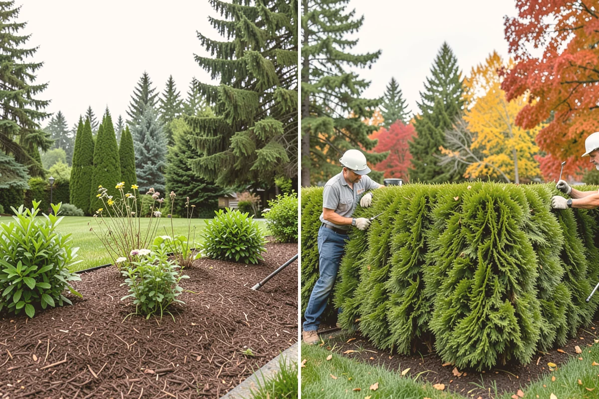 Landscape Edging Installation in Bothell, King County, WA - Lay out the edge lines along beds