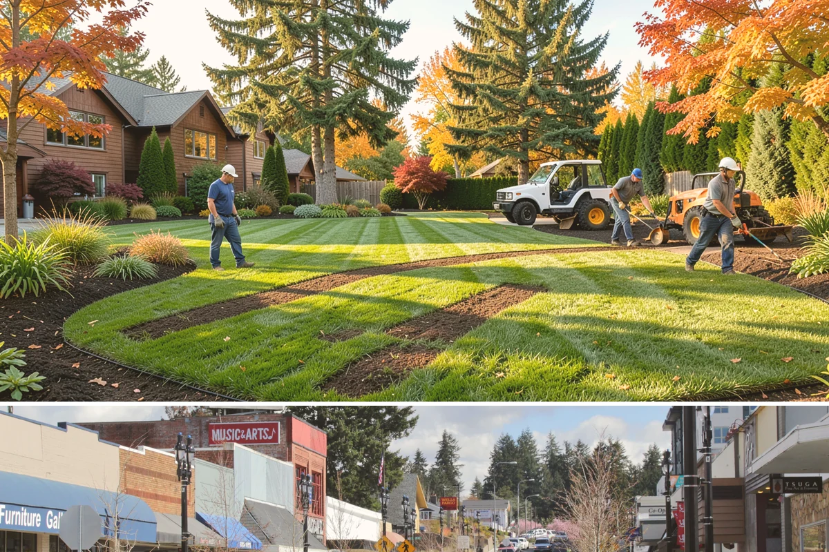 Landscape Edging Installation in Bothell, King County, WA - Can be installed year-round.
