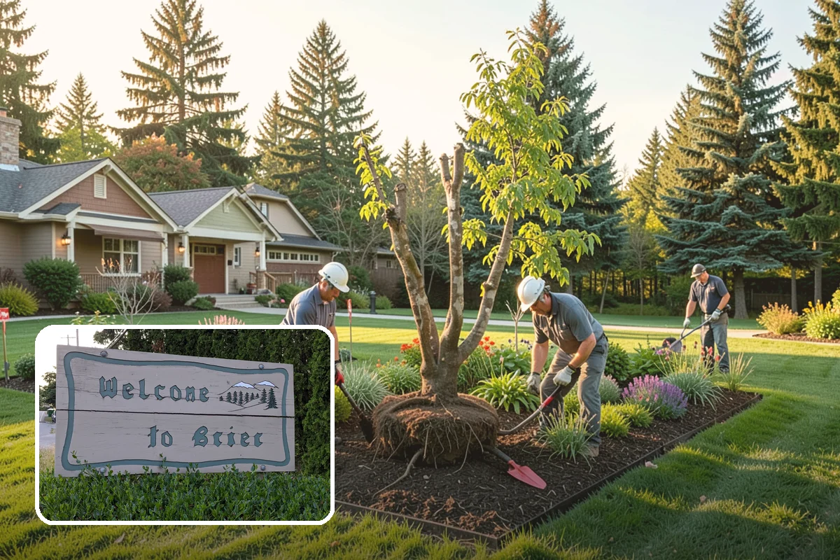 Landscape Edging Installation in Brier, Snohomish County, WA - Crisp, defined lines between lawn and beds
