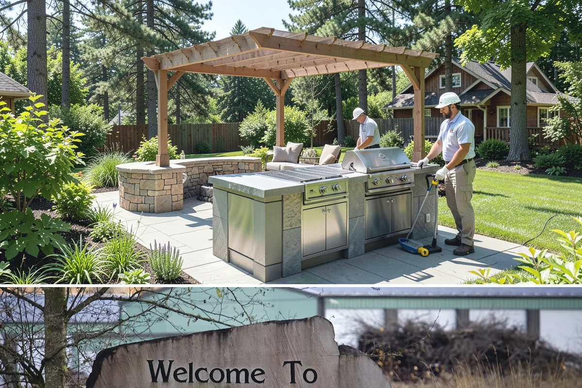 Landscape Edging Installation in Buckley, Pierce County, WA - Can be installed year-round.