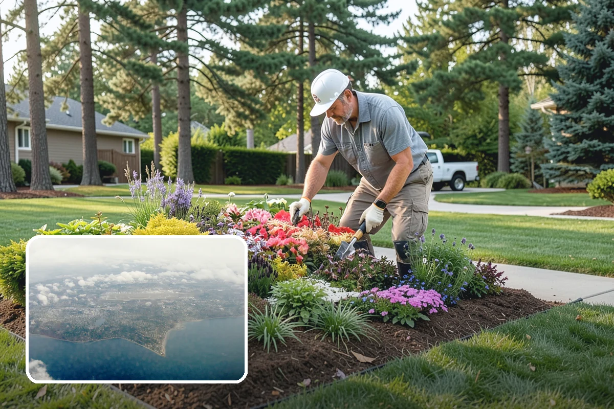 Landscape Edging Installation in Burien, King County, WA - Crisp, defined lines between lawn and beds