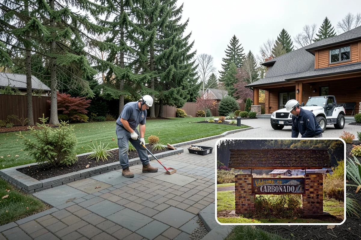 Landscape Edging Installation in Carbonado, Pierce County, WA - Crisp, defined lines between lawn and beds