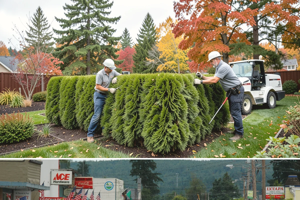 Landscape Edging Installation in Carnation, King County, WA - Can be installed year-round.