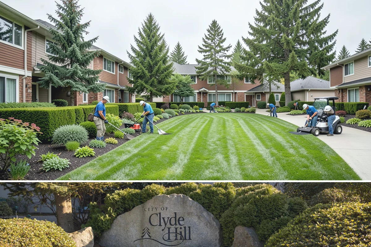 Landscape Edging Installation in Clyde Hill, King County, WA - Can be installed year-round.