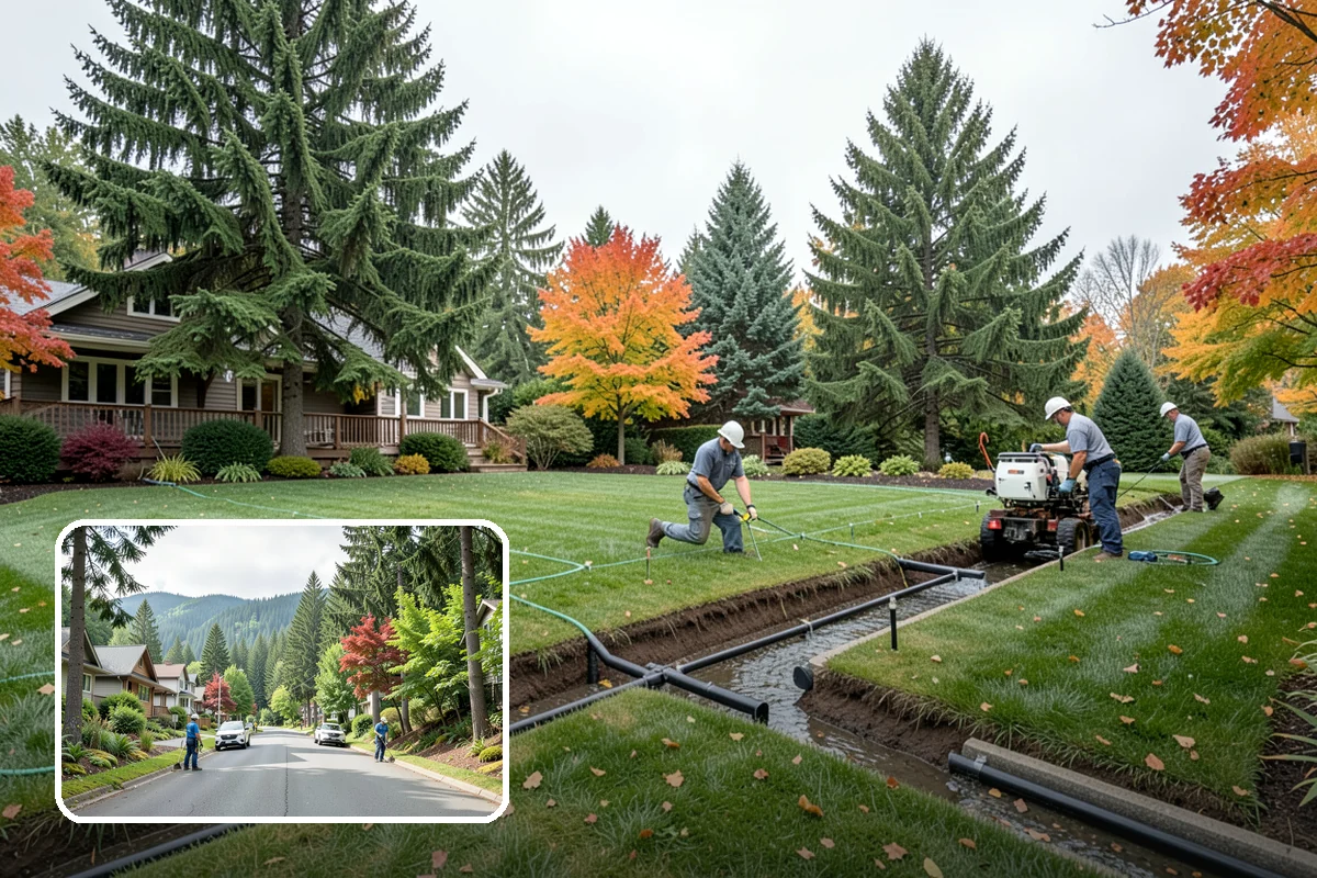 Landscape Edging Installation in Darrington, Snohomish County, WA - Crisp, defined lines between lawn and beds