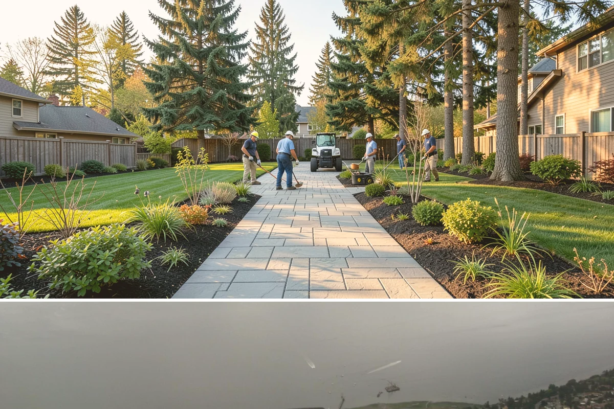 Landscape Edging Installation in Des Moines, King County, WA - Can be installed year-round.
