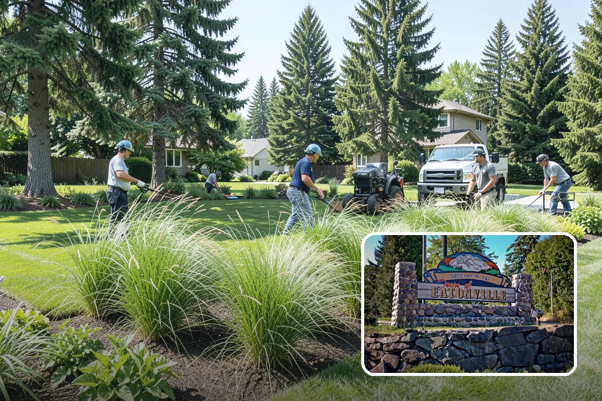 Landscape Edging Installation in Eatonville, Pierce County, WA - Crisp, defined lines between lawn and beds