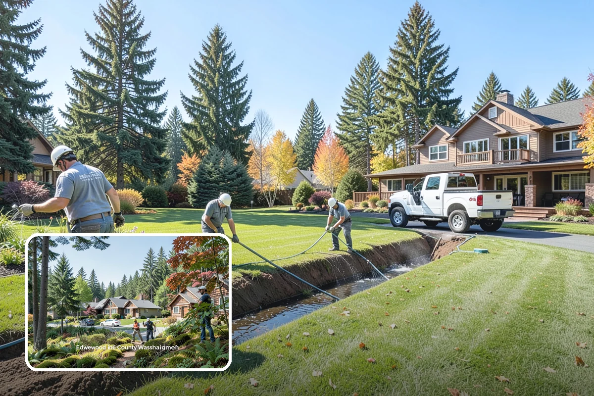 Landscape Edging Installation in Edgewood, Pierce County, WA - Crisp, defined lines between lawn and beds