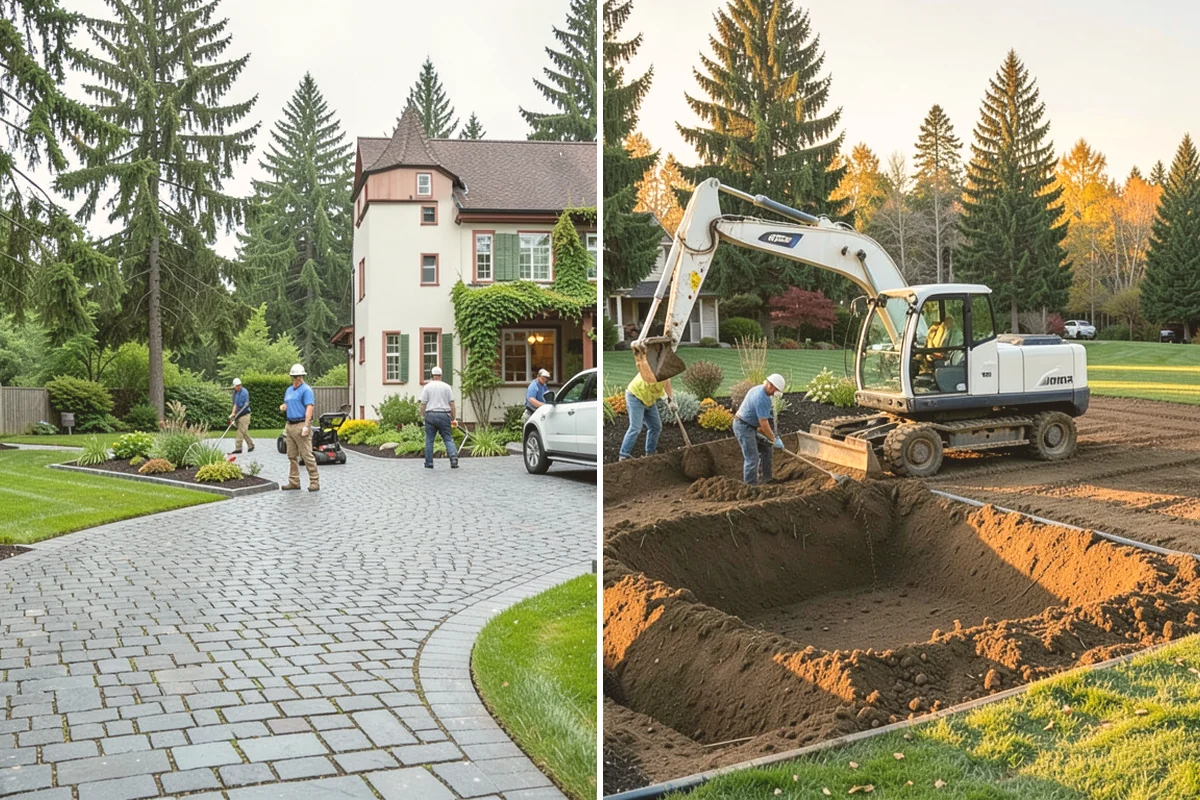Landscape Edging Installation in Edmonds, Snohomish County, WA - Lay out the edge lines along beds