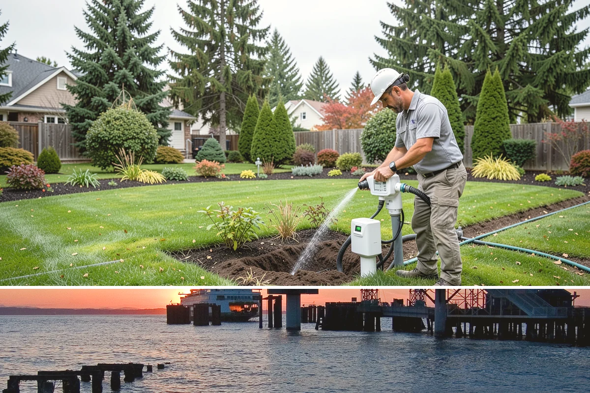 Landscape Edging Installation in Edmonds, Snohomish County, WA - Can be installed year-round.