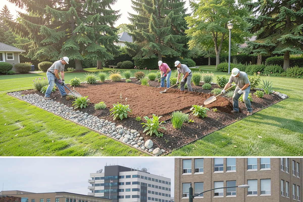 Landscape Edging Installation in Everett, Snohomish County, WA - Can be installed year-round.