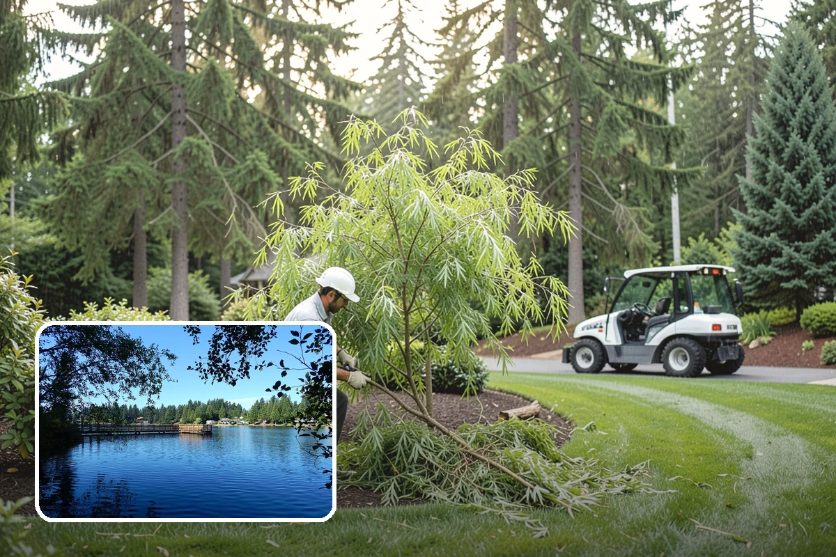 Landscape Edging Installation in Federal Way, King County, WA - Crisp, defined lines between lawn and beds