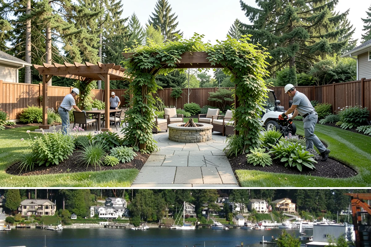 Landscape Edging Installation in Gig Harbor, Pierce County, WA - Can be installed year-round.