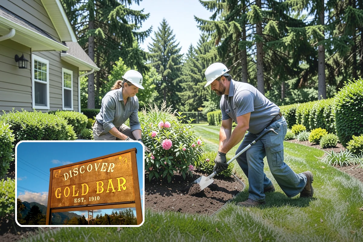 Landscape Edging Installation in Gold Bar, Snohomish County, WA - Crisp, defined lines between lawn and beds