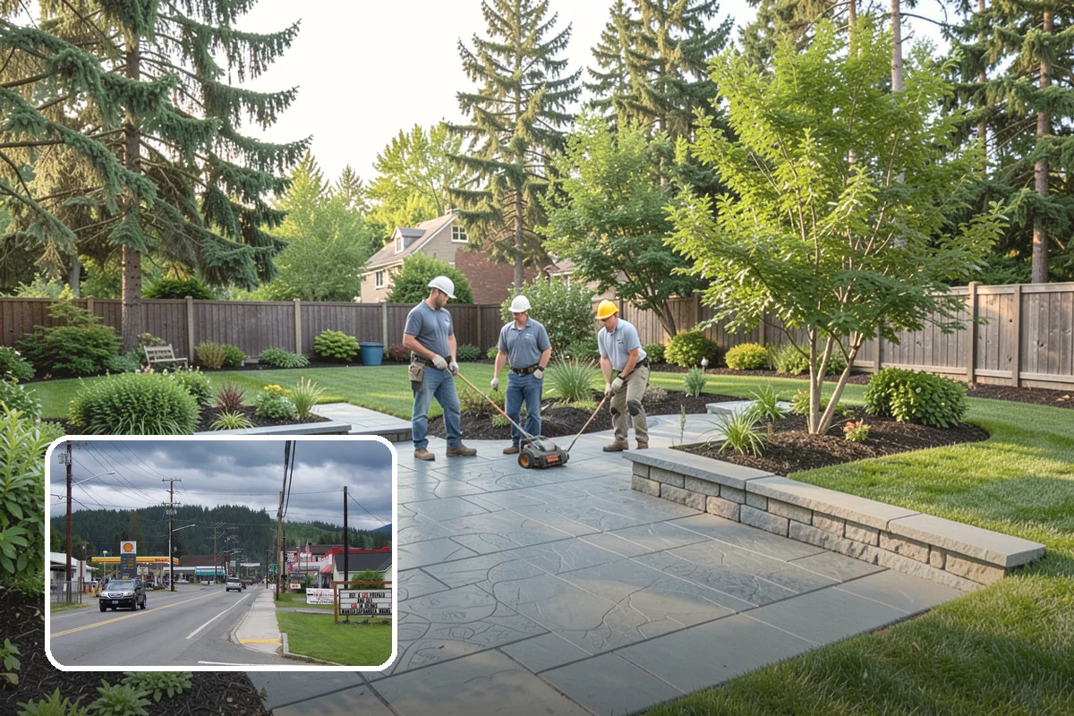 Landscape Edging Installation in Granite Falls, Snohomish County, WA - Crisp, defined lines between lawn and beds
