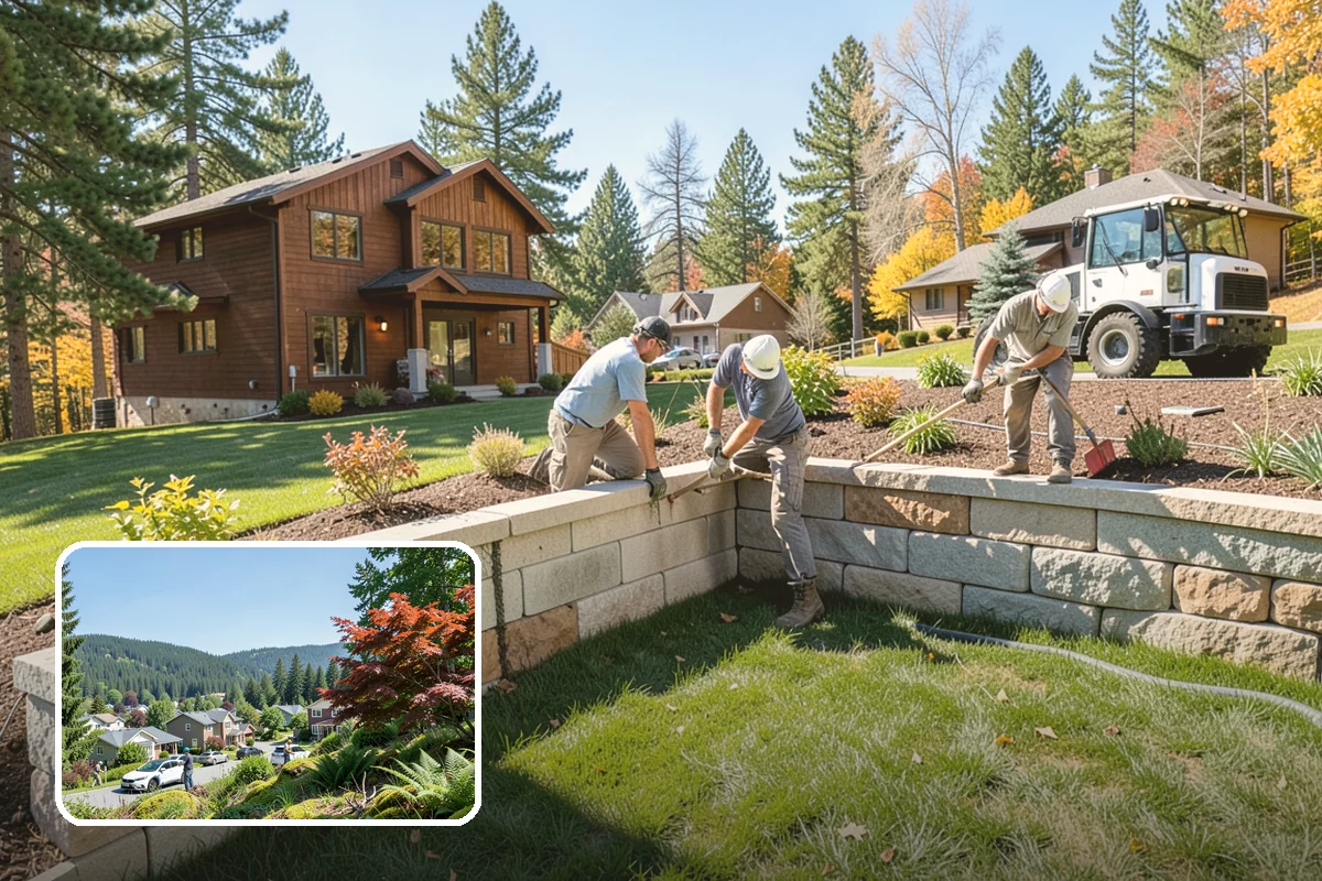 Landscape Edging Installation in Index, Snohomish County, WA - Crisp, defined lines between lawn and beds