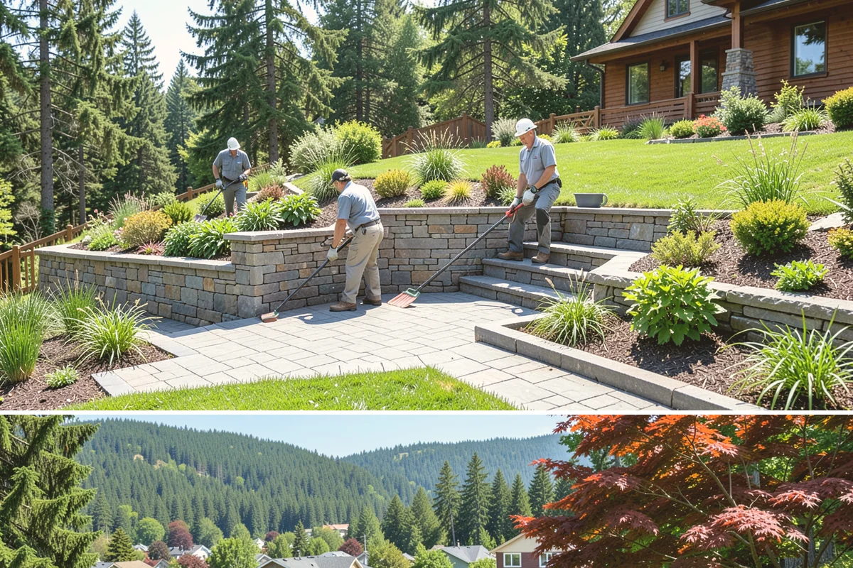 Landscape Edging Installation in Index, Snohomish County, WA - Can be installed year-round.