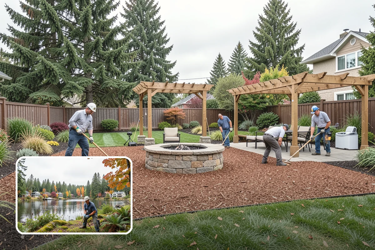 Landscape Edging Installation in La Conner, Skagit County, WA - Crisp, defined lines between lawn and beds
