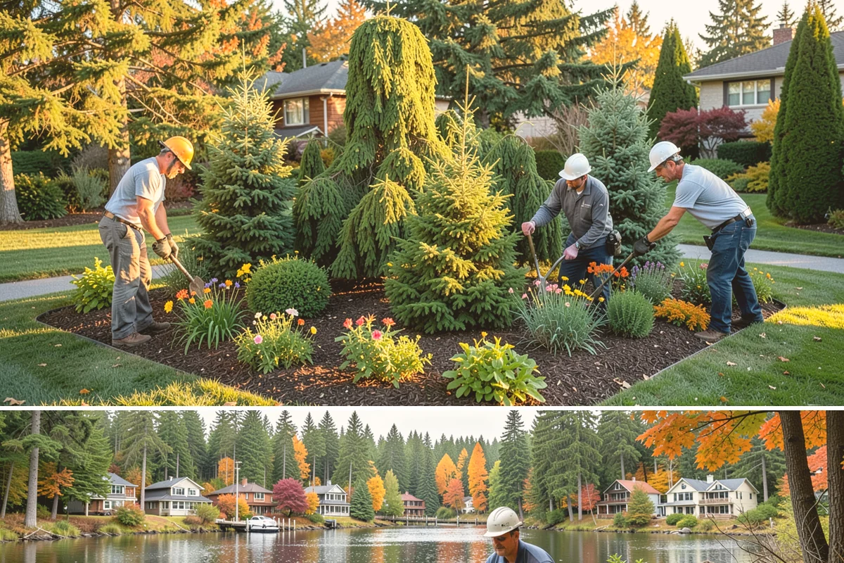 Landscape Edging Installation in La Conner, Skagit County, WA - Can be installed year-round.