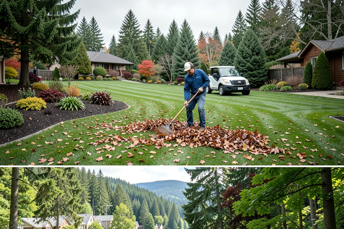 Landscape Edging Installation in Lake Forest Park, King County, WA - Can be installed year-round.