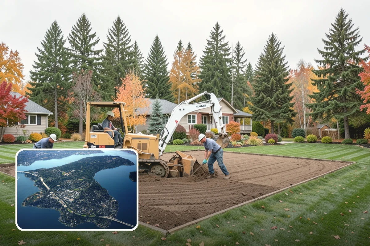 Landscape Edging Installation in Mercer Island, King County, WA - Crisp, defined lines between lawn and beds