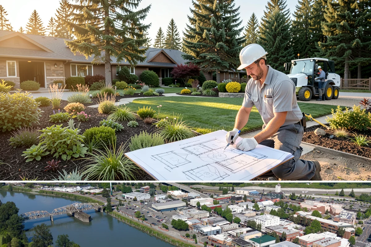 Landscape Edging Installation in Mount Vernon, Skagit County, WA - Can be installed year-round.