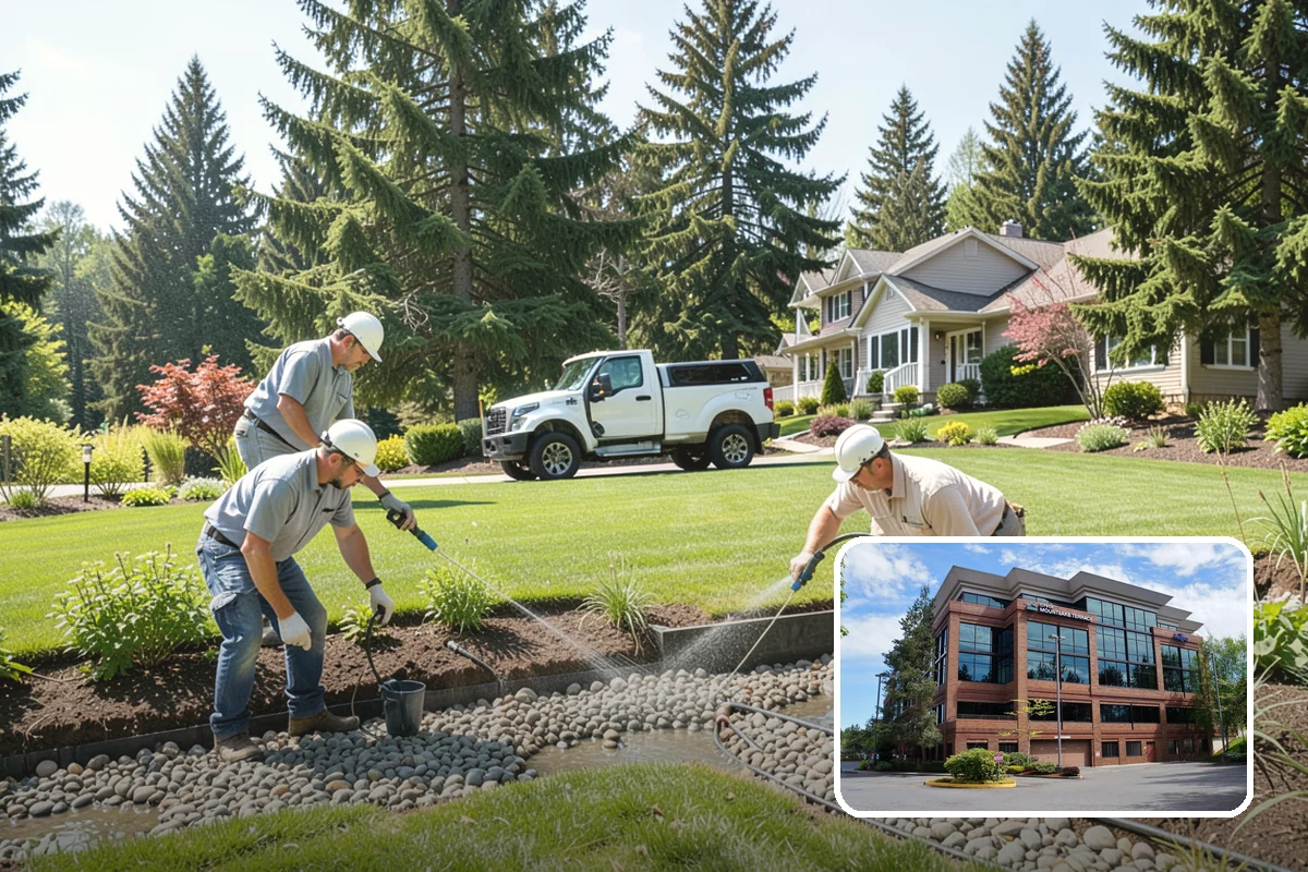 Landscape Edging Installation in Mountlake Terrace, Snohomish County, WA - Crisp, defined lines between lawn and beds
