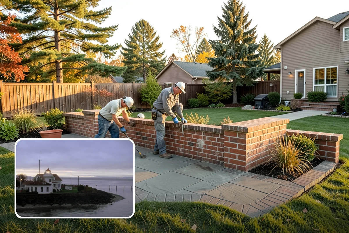 Landscape Edging Installation in Mukilteo, Snohomish County, WA - Crisp, defined lines between lawn and beds