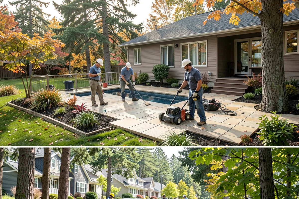 Landscape Edging Installation in Normandy Park, King County, WA - Can be installed year-round.