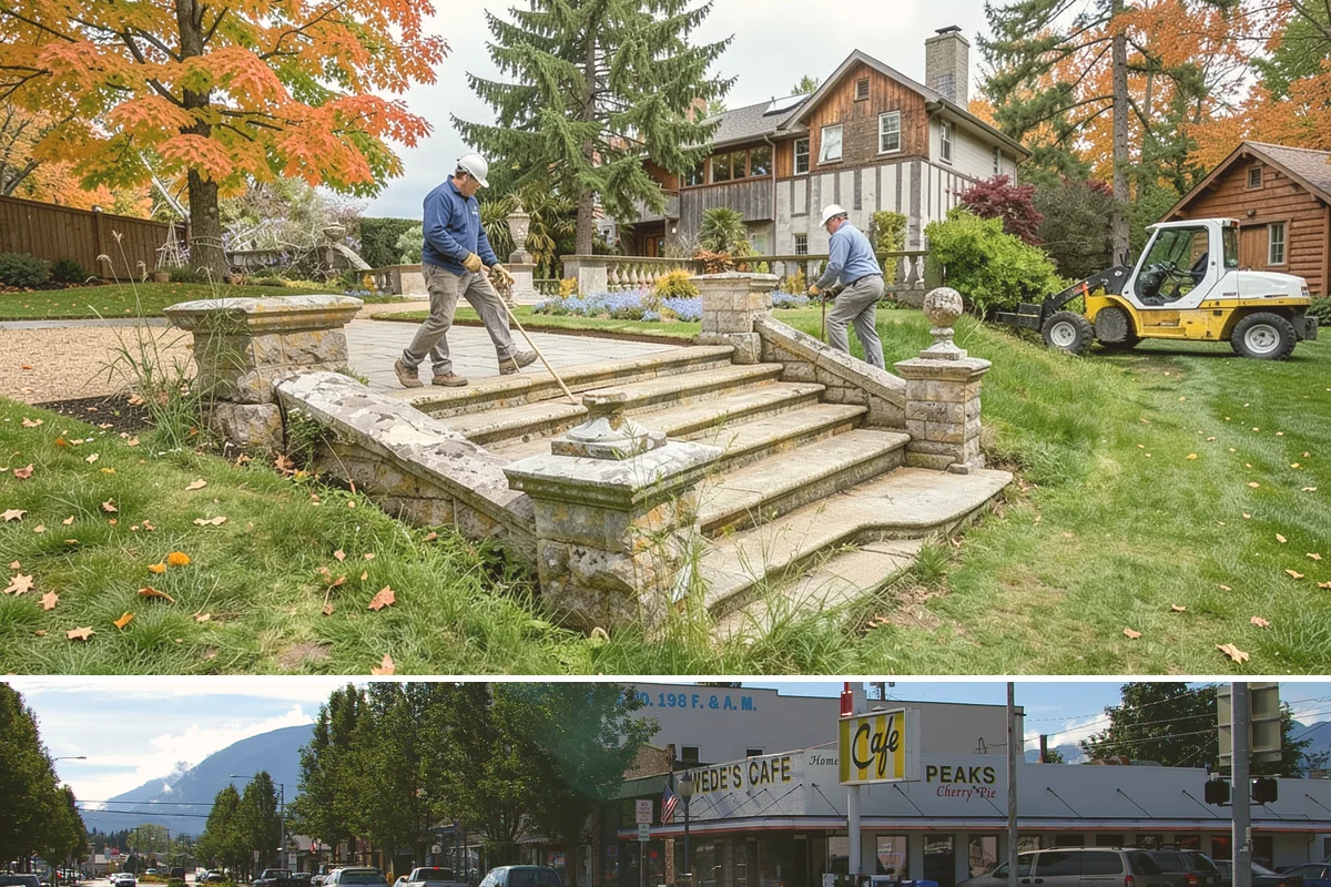 Landscape Edging Installation in North Bend, King County, WA - Can be installed year-round.