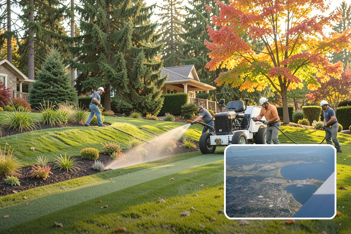 Landscape Edging Installation in Oak Harbor, Island County, WA - Crisp, defined lines between lawn and beds