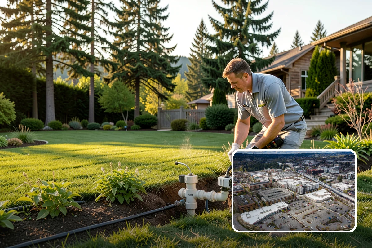 Landscape Edging Installation in Redmond, King County, WA - Crisp, defined lines between lawn and beds
