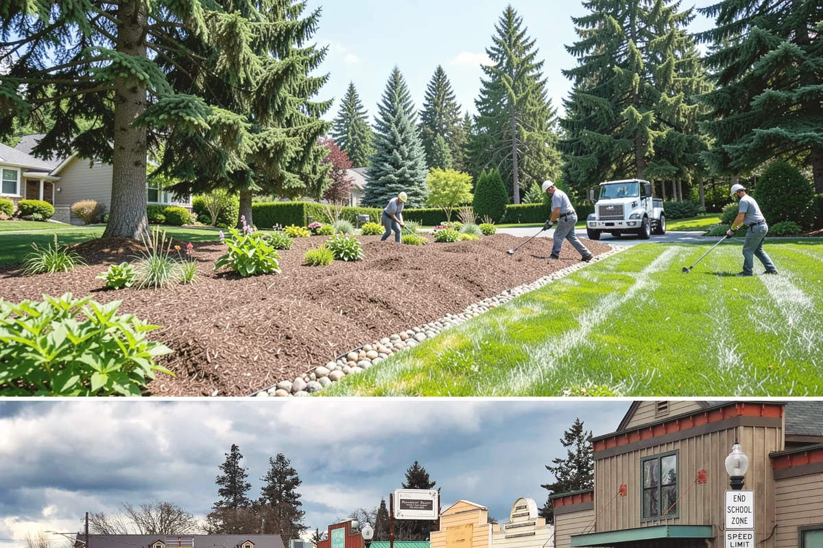 Landscape Edging Installation in Roy, Pierce County, WA - Can be installed year-round.