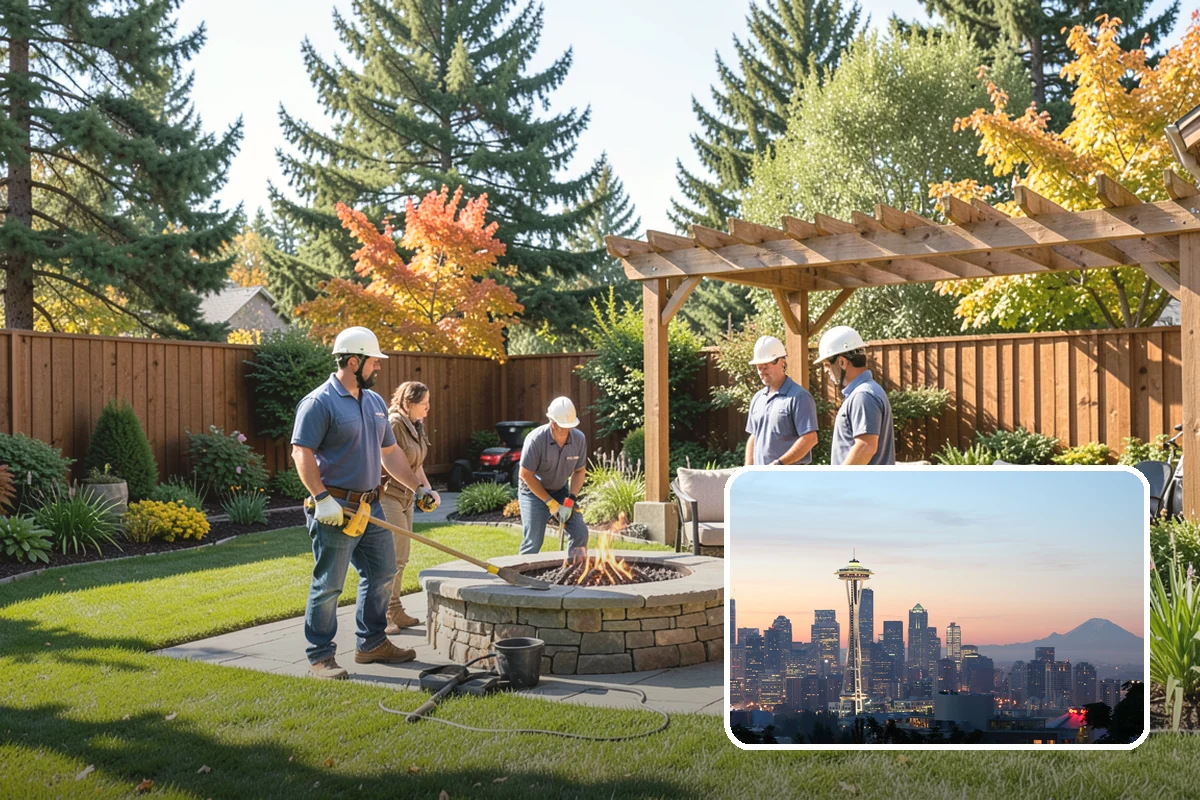 Landscape Edging Installation in Seattle, King County, WA - Crisp, defined lines between lawn and beds