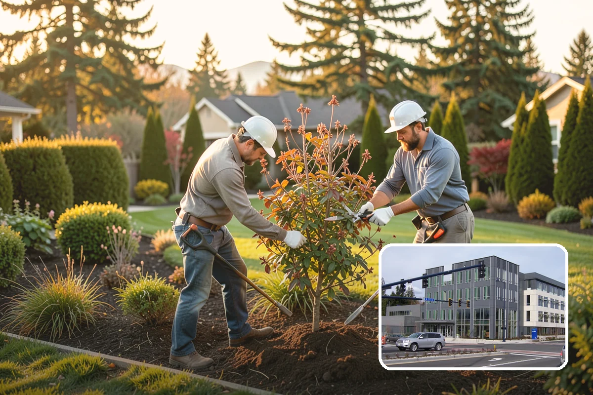 Landscape Edging Installation in Shoreline, King County, WA - Crisp, defined lines between lawn and beds