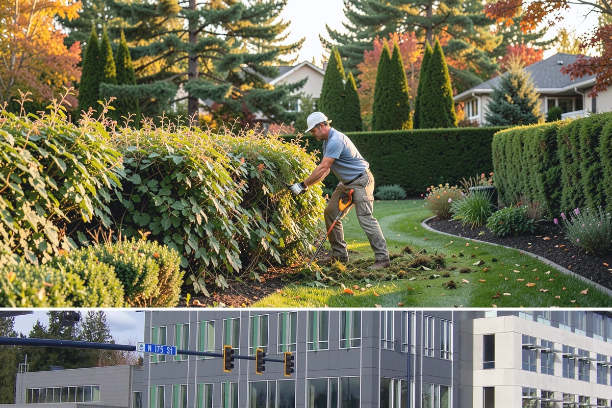 Landscape Edging Installation in Shoreline, King County, WA - Can be installed year-round.