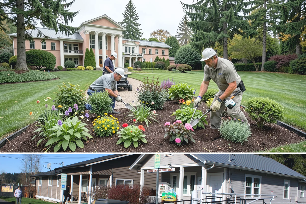 Landscape Edging Installation in South Prairie, Pierce County, WA - Can be installed year-round.